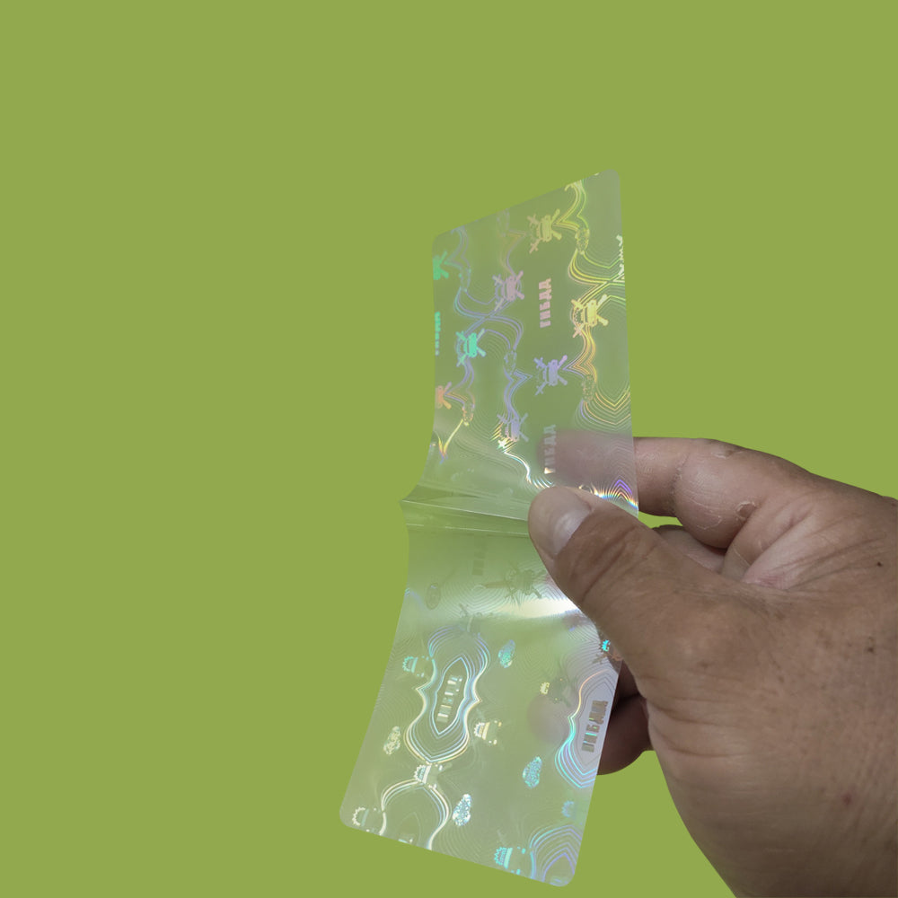 PET+EVA Holographic Heat Seal Laminated Pouches Hologram Hot Laminating Pouch Film for Driving Licence PVC ID Card