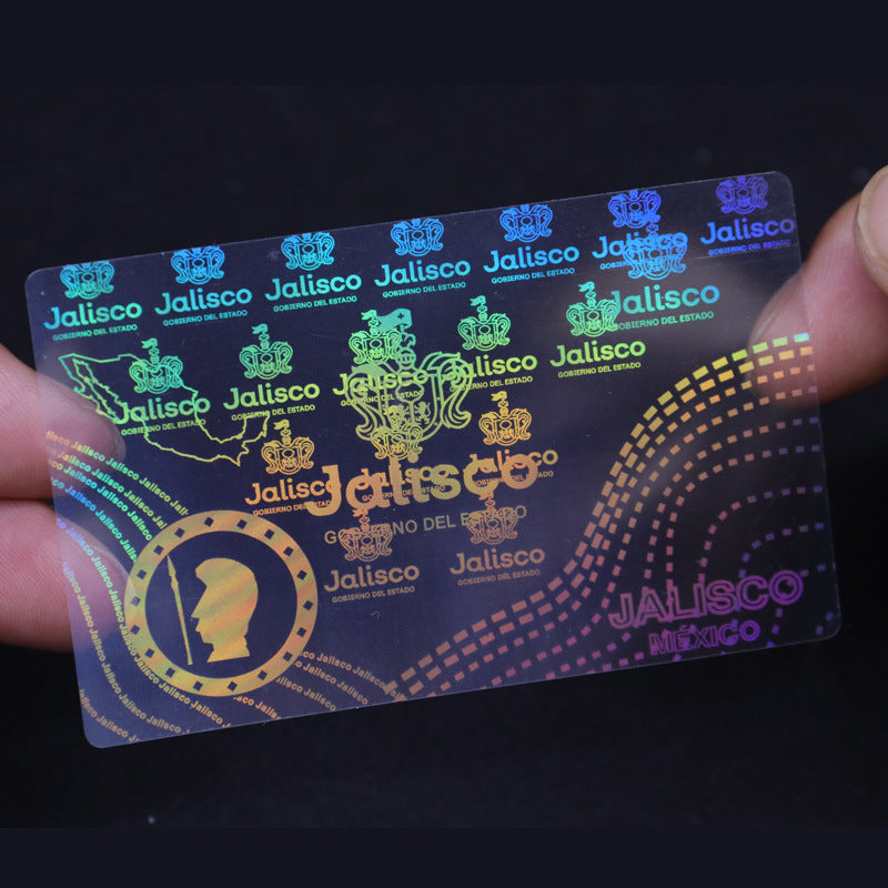 Transparent Clear Security Hologram Sticker Overlay Customized 3D Laser Security Hologram Film Overlay Sticker