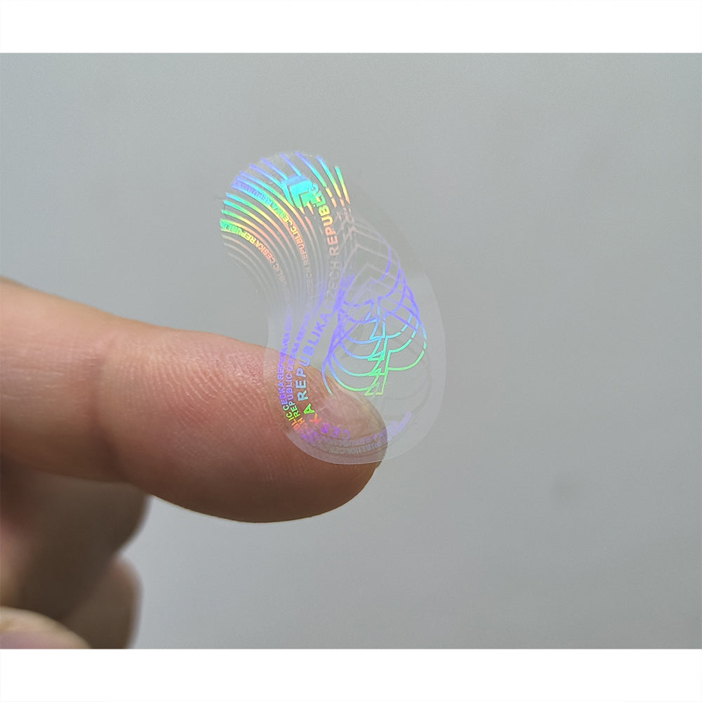 Holographic Film Overlay 3d Original Clear Hologram Anti-Counterfeit Laser Overlay Sticker for Certificates