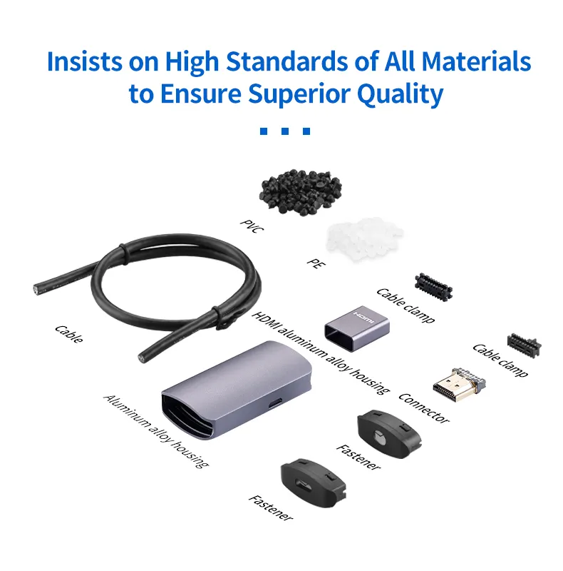 Audio Video Cable 4K High Speed HDMI Male to USB Type C Female Converter HDMI to USB C Audio Adapter Cable