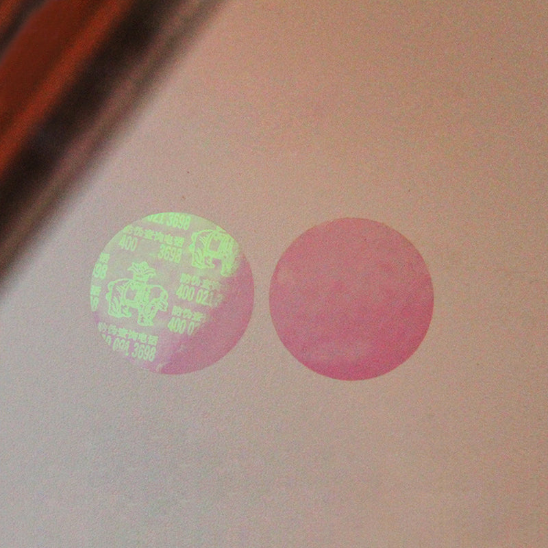 Liquid crystal polarization optically variable label original 3D security holographic laser sticker with QR code