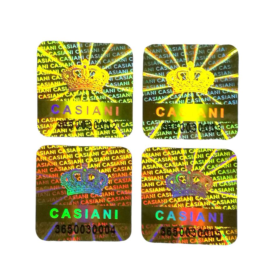 Serial number anti-counterfeiting sticker 3D laser hologram sticker