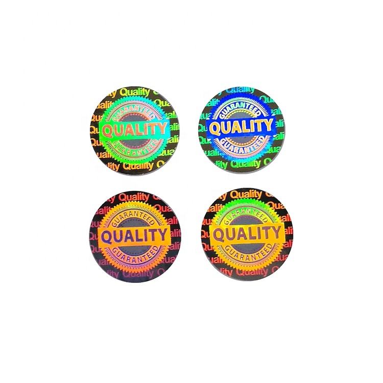Custom 3d hologram original laser holographic embossed label sticker