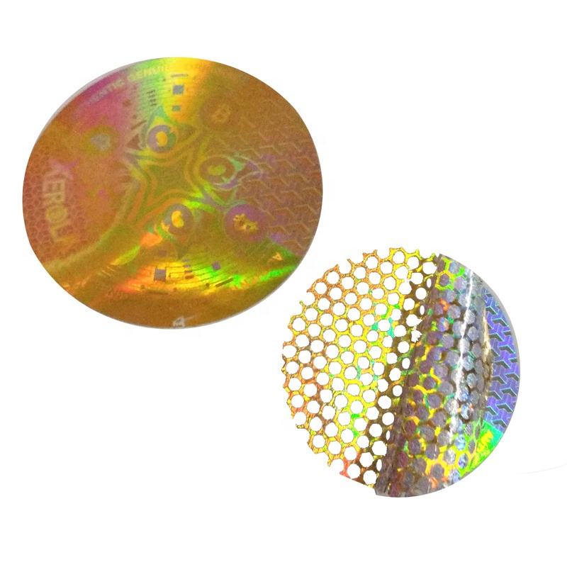 Professional VOID/Honeycomb Private Label Hologram Custom Security Seal Holographic Sticker