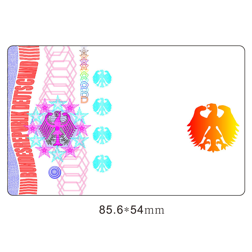 Clear Hologram Overlay Sticker Certificate Hologram Stickers Custom Transparent hologram Overlays