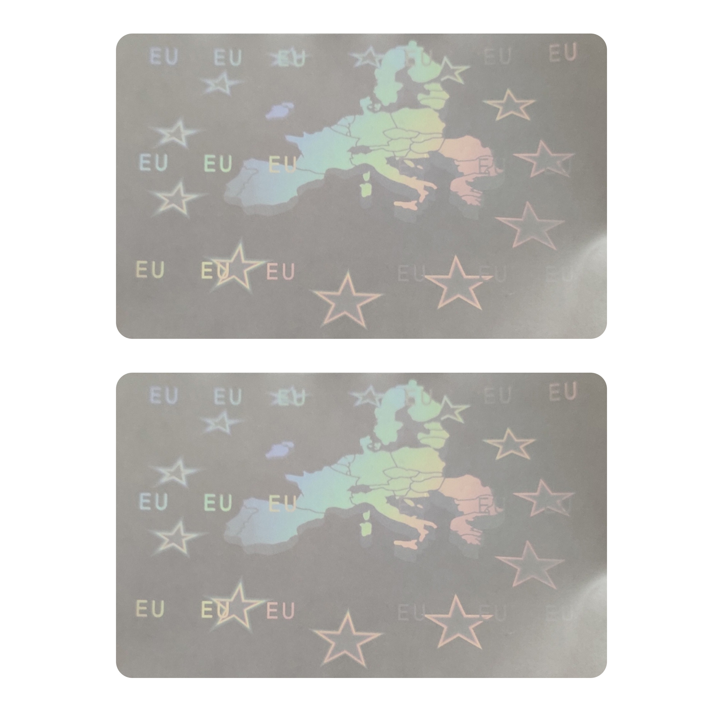 Clear Hologram Overlay Sticker Certificate Hologram Stickers Custom Transparent hologram Overlays
