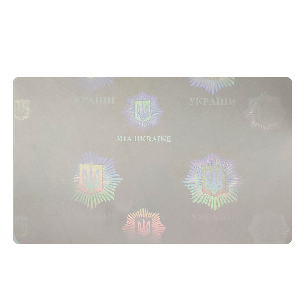 Custom Transparent Security ID Hologram Overlay Sticker Holographic Rainbow Sticker