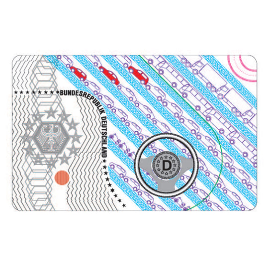 Customized ID Card Driver License Transparent Hologram Overlay Sticker Lamination Film