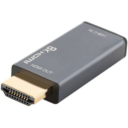 Portable USB 3.1 Type C to HDMI Adaptor 8K 60Hz HD HDMI Male and Type C Female Converter USB C Female to HDMI Adapter