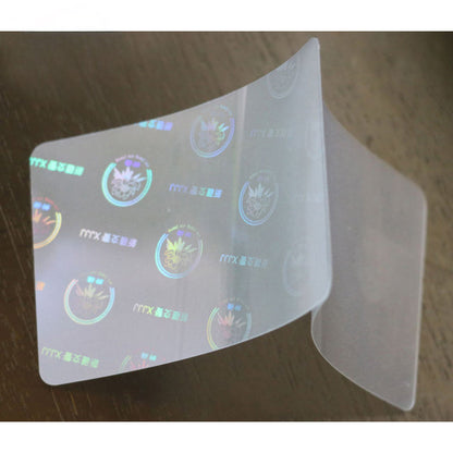 Hologram Hot Laminating Pouches with Fluorescent Ink Printing Security Hologram Heat Lamination Pouches