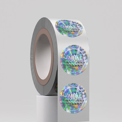 Tamper proof VOID warranty seal laser label sticker custom tamper evident 3d hologram adhesive sticker