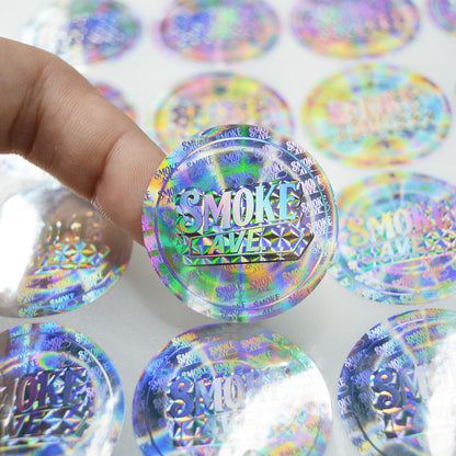 waterproof adhesive 3d security hologram sticker 3d custom laser embossed hologram label sticker