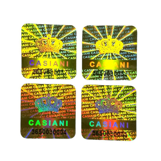 Serial number anti-counterfeiting sticker 3D laser hologram sticker