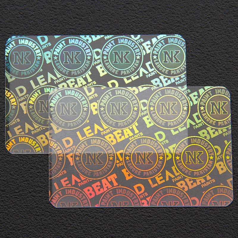 Custom Holographic Laminate Pouches Laminating Pouch Hologram Overlay – KingTo  Printing