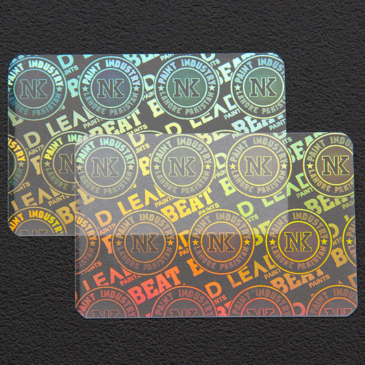 Custom ID Card Laminate Hologram Pouches PET Material Holographic Heat Lamination Pouches for Large Events