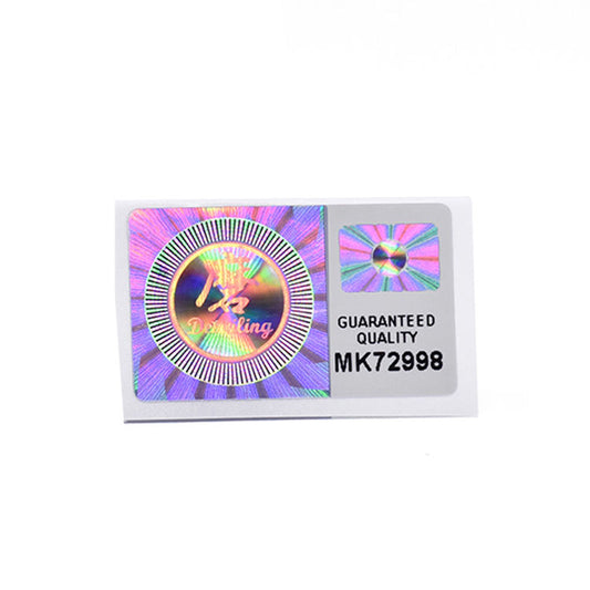 Custom serial number hologram label 3d hologram sticker security packaging label