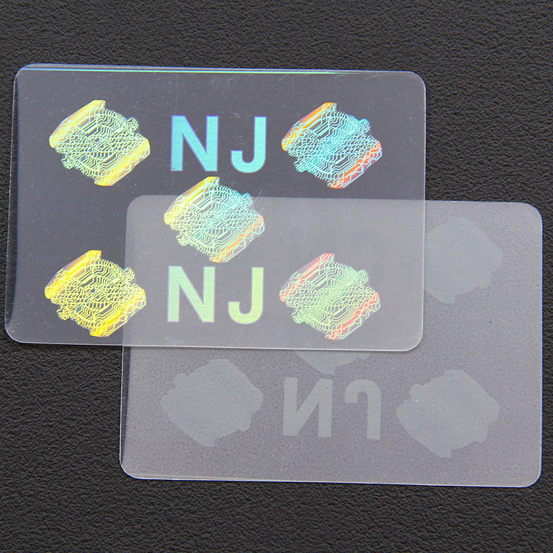 PET+EVA Holographic Heat Seal Laminated Pouches Hologram Hot Laminating Pouch Film for Driving Licence PVC ID Card