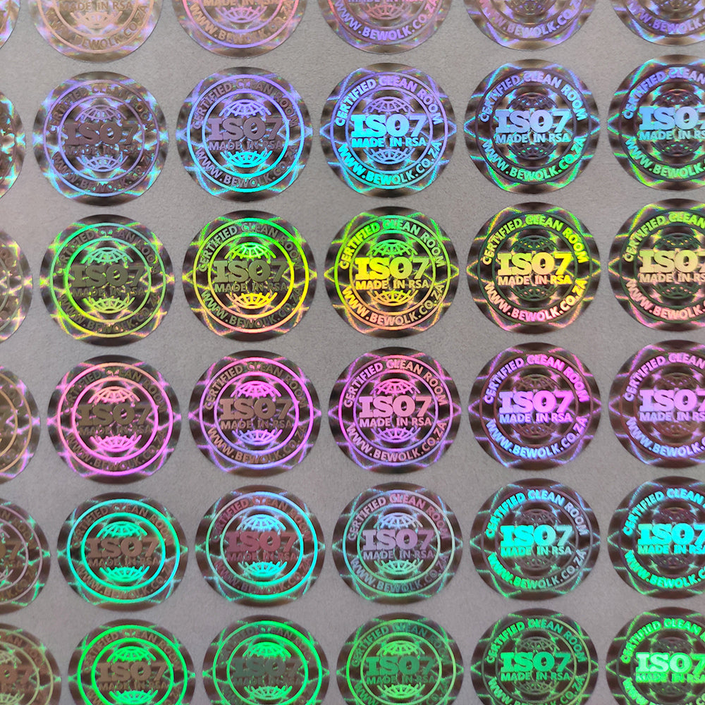 Hot selling laser foil security holographic label sticker in roll anti-counterfeiting printing label hologram seal sticker