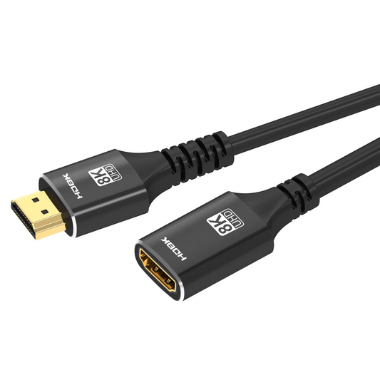 0.5m 1m 1.5m 2m 3m HDMI Extension Cable 8K HDMI 2.1 Extender Cable Male to Female Adapter Support 8K@60Hz 4K@120Hz 48gbps