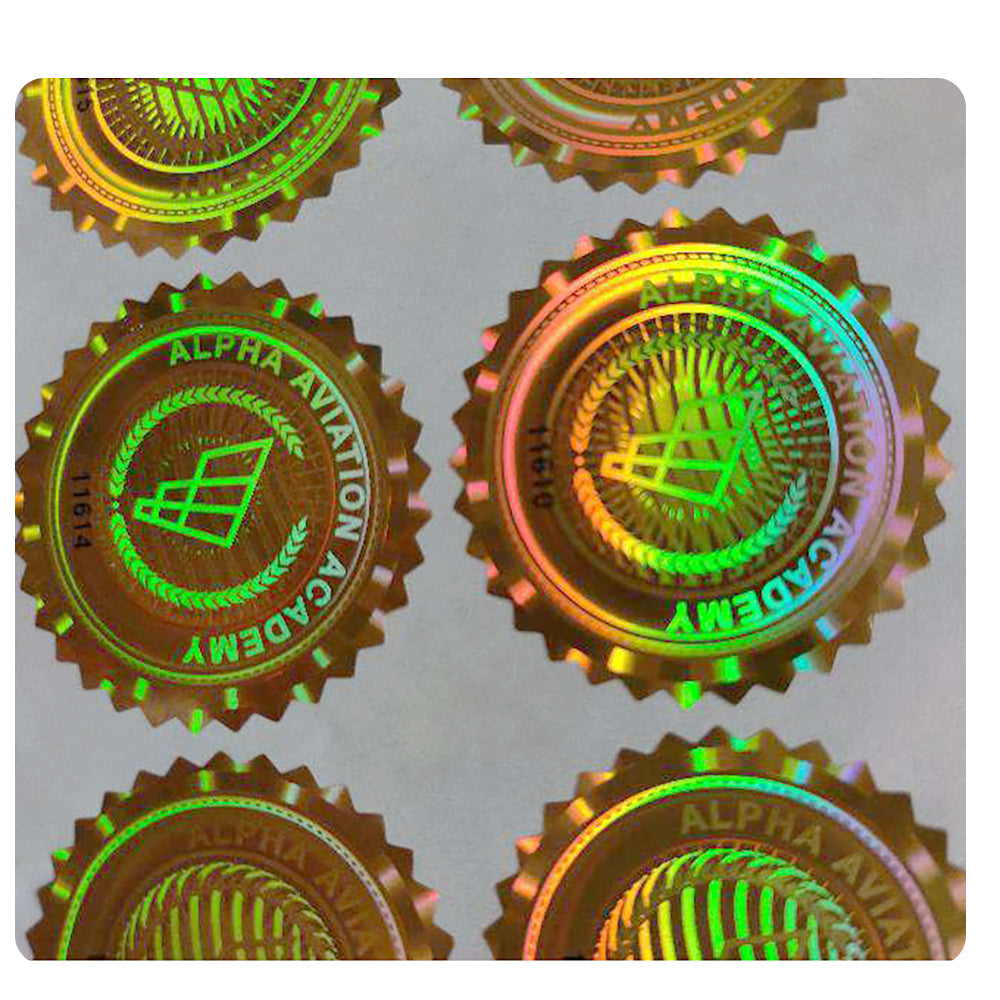 Hologram Sticker Label Reflection Rainbow 3d Holographic Sticker Label