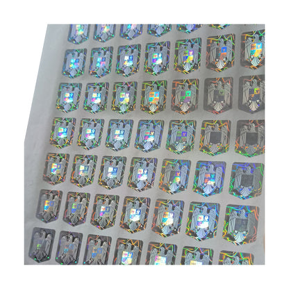 China manufacturer supply high-end blank label universal template printable security holographic sticker