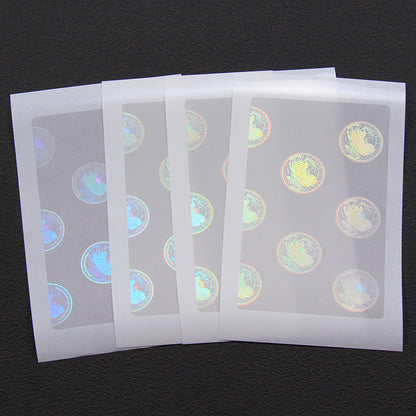 Security Holographic Clear Overlay Laser Transparent Hologram Card Overlay Sticker